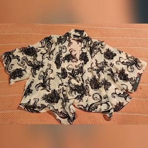 Apt 9 Flowy, Scarf-like, Short-Sleeve Jacket